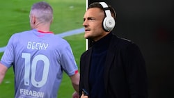 Jamie Vardy spielte mit dem Namen „Becky“ auf dem Rücken.