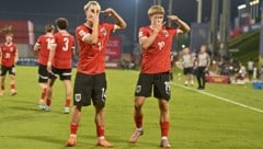 Johannes Moser (re.) hat schon acht WM-Treffer erzielt.