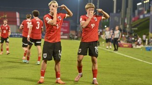 Johannes Moser (re.) hat schon acht WM-Treffer erzielt.