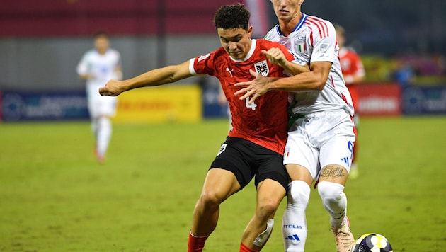 Jakob Pokorny bei der U17-WM in Katar