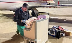 Das Krankenhaus in Turin veröffentlichte dieses Bild vom Transport des Spenderherzens.