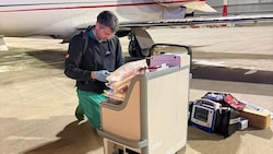 Das Krankenhaus in Turin veröffentlichte dieses Bild vom Transport des Spenderherzens.