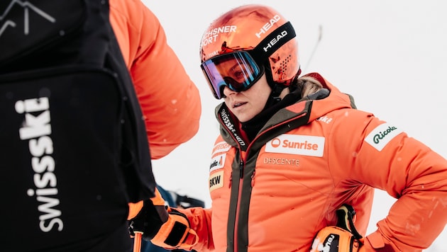 Corinne Suter hat den Trainingssturz von Lara Gut-Behrami vor Ort miterlebt.