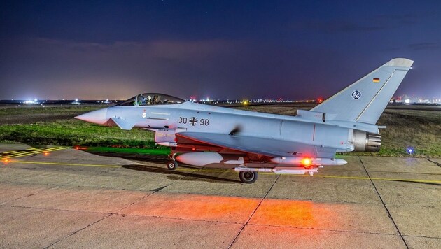 Auch in Rumänien stationierte Eurofighter der Bundeswehr waren an dem Einsatz beteiligt.