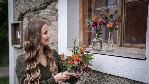 Stefanie Seebacher verwirklicht ihren Traum der Blumenbäuerin.