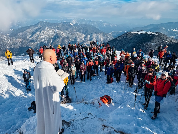 4. Adventsonntag: Weihnachtliche Stimmung auf dem Monte Lussari bei Tarvis (IT).