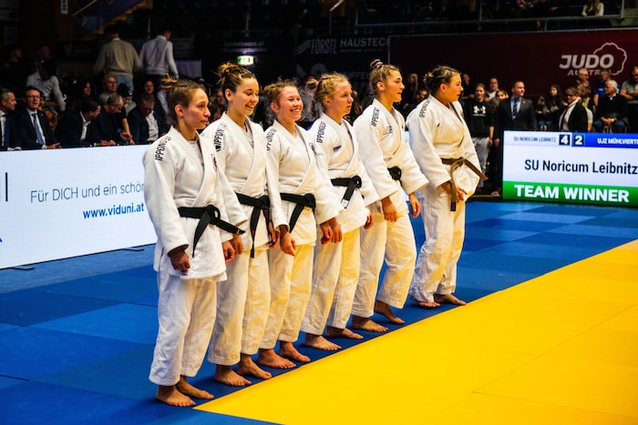Die siegreichen Leibnitzer Judoka.