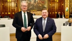 Christopher Drexler (links) mit Werner Amon, der ihm als Landtagspräsident nachfolgt