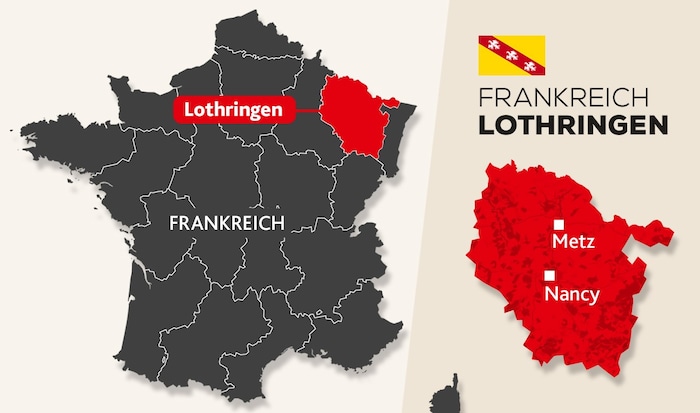 Die Soldaten sind laut Recherchen der Schüler in der Region Lothringen in Nordfrankreich ...