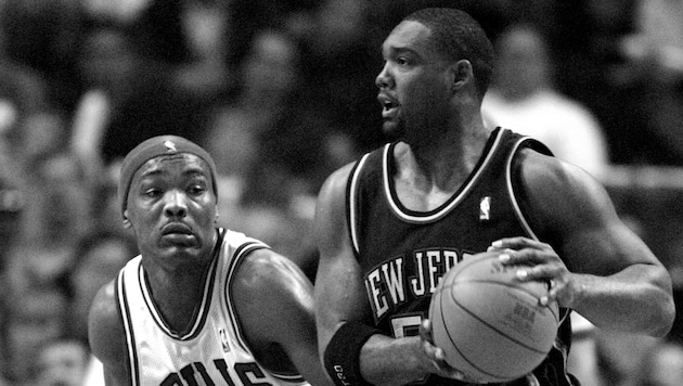 Von 1993 bis 2005 spielte Rodney Rogers (r.) in der NBA.