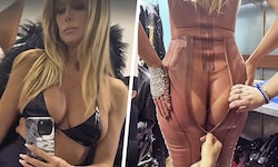 Knalleng und super hot sind die Outfits, in die sich Heidi Klum jetzt quetschte.