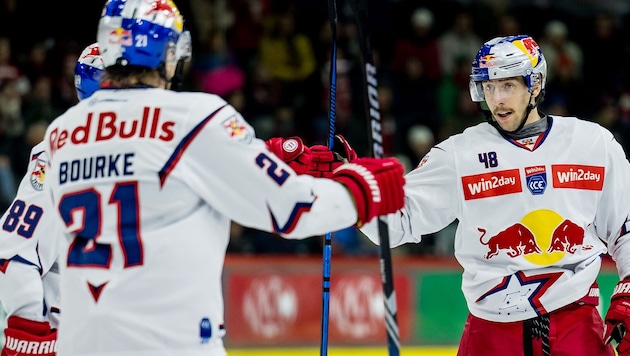 Will auch gegen Graz wieder jubeln: Salzburgs Lucas Thaler (re.).