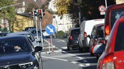 Die Ampel an der Kreuzung Heinrichstraße und Hilmgasse wurde zum Nadelöhr der aktuellen ...