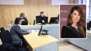 Der Prozess am Landesgericht Innsbruck: Benko-Anwalt Weben, Richter Rüßkamp (von links).