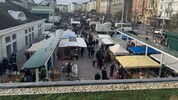 Der Bauernmarkt gleicht aktuell einer schlechten Partie Tetris. Umbau: 2026.