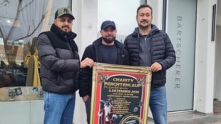 Mehmet „Memo“ Akay vom Kebab-Haus, Jan-Luca Zechmeister-Seiler, der „Bartscherer“, und ...