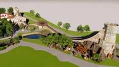 Eine der neuen Attraktionen: Auf der „Rotonda“ können 40 Besucher Platz nehmen.