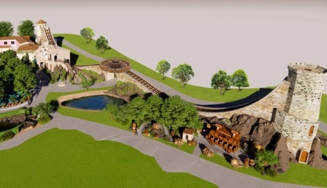 Eine der neuen Attraktionen: Auf der „Rotonda“ können 40 Besucher Platz nehmen.