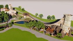 Eine der neuen Attraktionen: Auf der „Rotonda“ können 40 Besucher Platz nehmen.