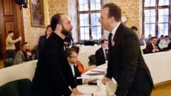 Beim Thema Spitäler sind sich Max Lercher und Karlheinz Kornhäusl nicht einig.