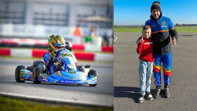 Motorsport-Talent Demir Halilovic fährt für Formel-1-Star Fernando Alonso.