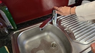 In der Gemeinde Reith bei Seefeld in Tirol floss seit Mittwochfrüh nur zeitweise Wasser.