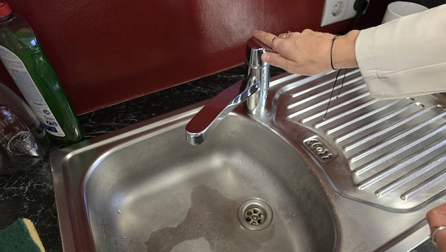 In der Gemeinde Reith bei Seefeld in Tirol floss Mittwochfrüh kein Wasser.