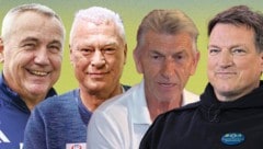 Peter Pacult, Toni Polster, Klaus Augenthaler und Andi Herzog (von links) sind nur einige von ...