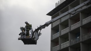 Die Grazer Berufsfeuerwehr hatte den Brand rasch im Griff.