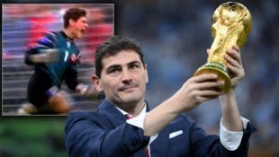 Schon 1997 holte Iker Casillas seinen ersten großen Titel: als Spaniens U16-Teamgoalie im Finale ...
