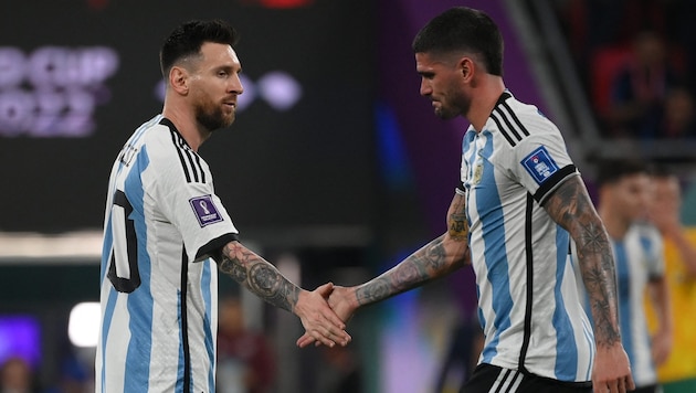 2022 feierten Lionel Messi (links) und Alejandro „Papu“ Gomez noch gemeinsam den ...