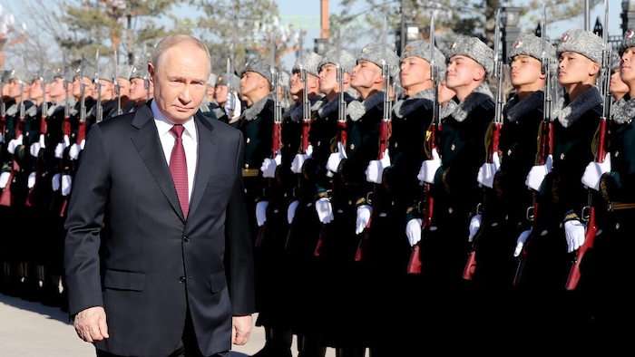 Russlands Präsident Wladimir Putin soll rechtzeitig von seinem Staatsbesuch in Kirgisistan ...