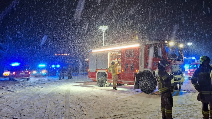 Zum Unfallzeitpunkt herrschte dichtes Schneetreiben.