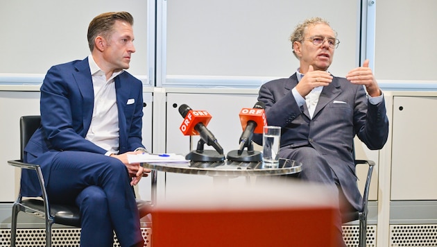 Vorsitzender Heinz Lederer (r.) und sein Stellvertreter Gregor Schütze wollen die Öffentlichkeit ...