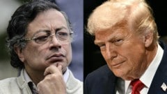 Kolumbiens Präsident Gustavo Petro schielt US-Präsident Donald Trump auf etwas anderes in ...