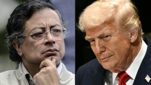 Kolumbiens Präsident Gustavo Petro schielt US-Präsident Donald Trump auf etwas anderes in ...