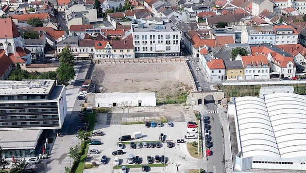 Diese Baulücke in Wiener Neustadt soll mit neuem Leben gefüllt werden.