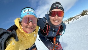 Dunja Zdouc (li.) und Anna Juppe verbrachten fast die ganze Vorbereitung gemeinsam.