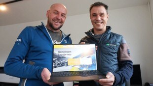 Die beiden „Chef-Genossen“ Thomas Haider (li.) und Matthias Lechner wollen Energie gemeinsam neu ...