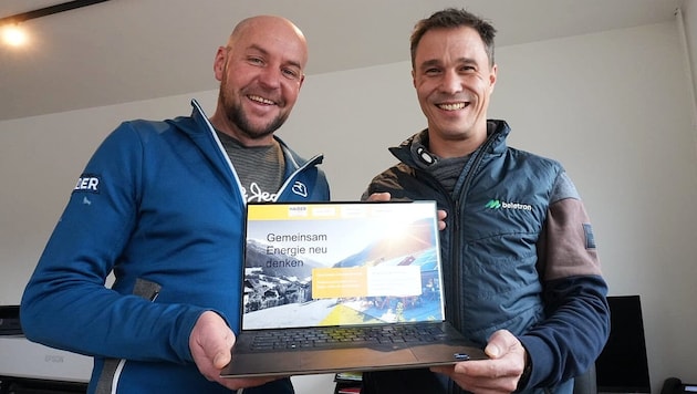 Die beiden „Chef-Genossen“ Thomas Haider (li.) und Matthias Lechner wollen Energie gemeinsam neu ...