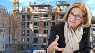 Niederösterreichs Landeshauptfrau Mikl-Leitner will Flaute am Bau beenden. 