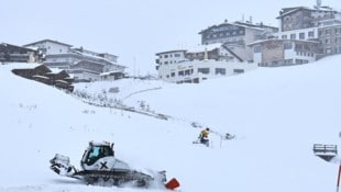 Im Kühtai laufen die letzten Vorbereitungen.