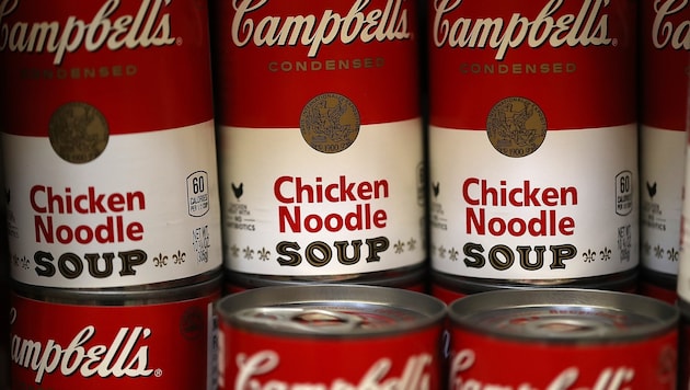 Die weltberühmte Dosensuppe von Campbells