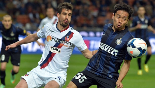 György „Gyuri“ Garics (li.) spielte fünf Jahre für Bologna.