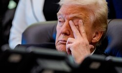 Trump schlief zuletzt vor laufenden Kameras im Oval Office ein.