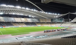 Im Olympiastadion von Athen will Sturm heute erstmals auswärts anschreiben.