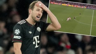 Ein misslungener Ausflug von Keeper Manuel Neuer (kleines Bild) besiegelte die Pleite von Harry ...