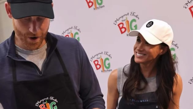 Prinz Harry und Herzogin Meghan sorgten für eine schöne Überraschung vor Thanksgiving: Sie ...