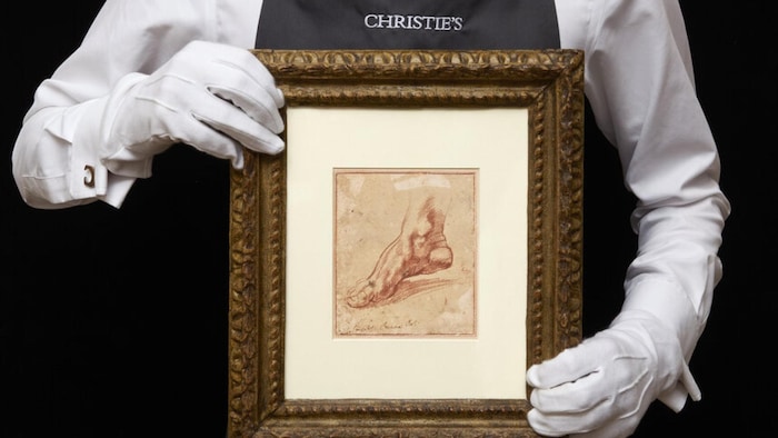 Die Skizze ist eine von rund 50 Studien, die Michelangelo für seine Bemalung der weltberühmten ...