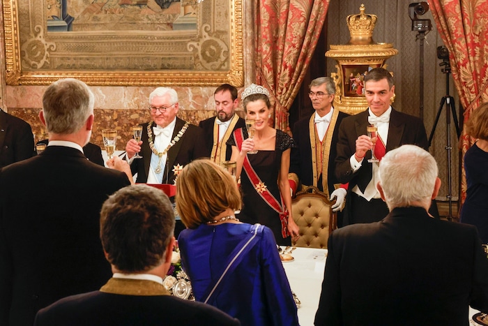 Die Cartier-Tiara war eines der Highlights von Letizias Look.